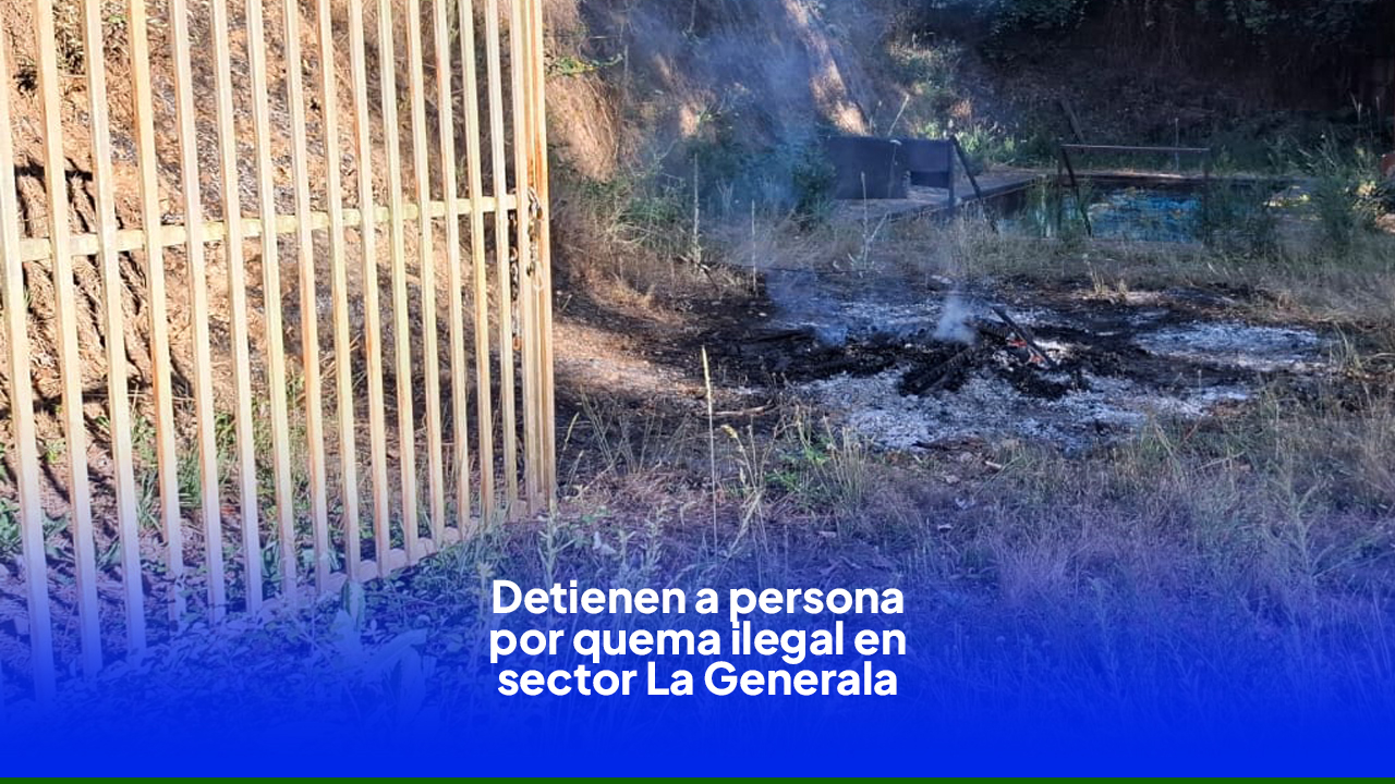 INFORME DE SEGURIDAD: DETENCIÓN POR QUEMA NO AUTORIZADA