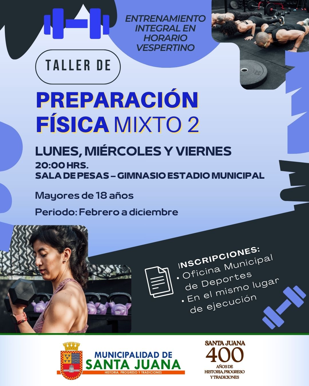 TALLER DE PREPARACIÓN FÍSICA MIXTO 2