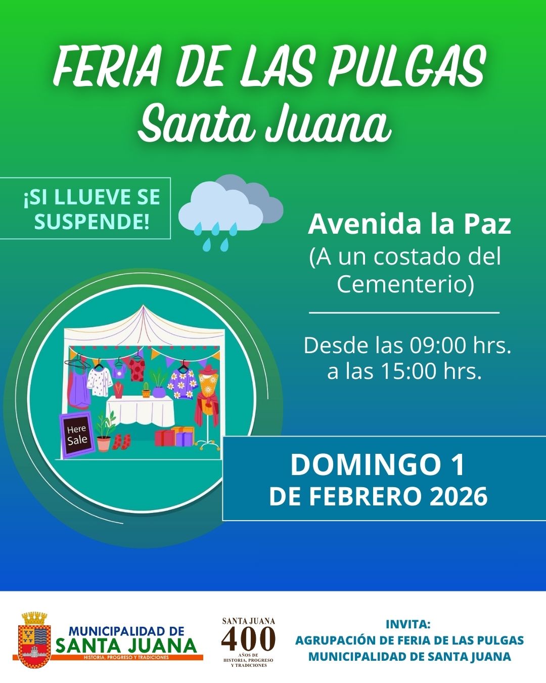 ¡GRAN FERIA DE LAS PULGAS EN SANTA JUANA!