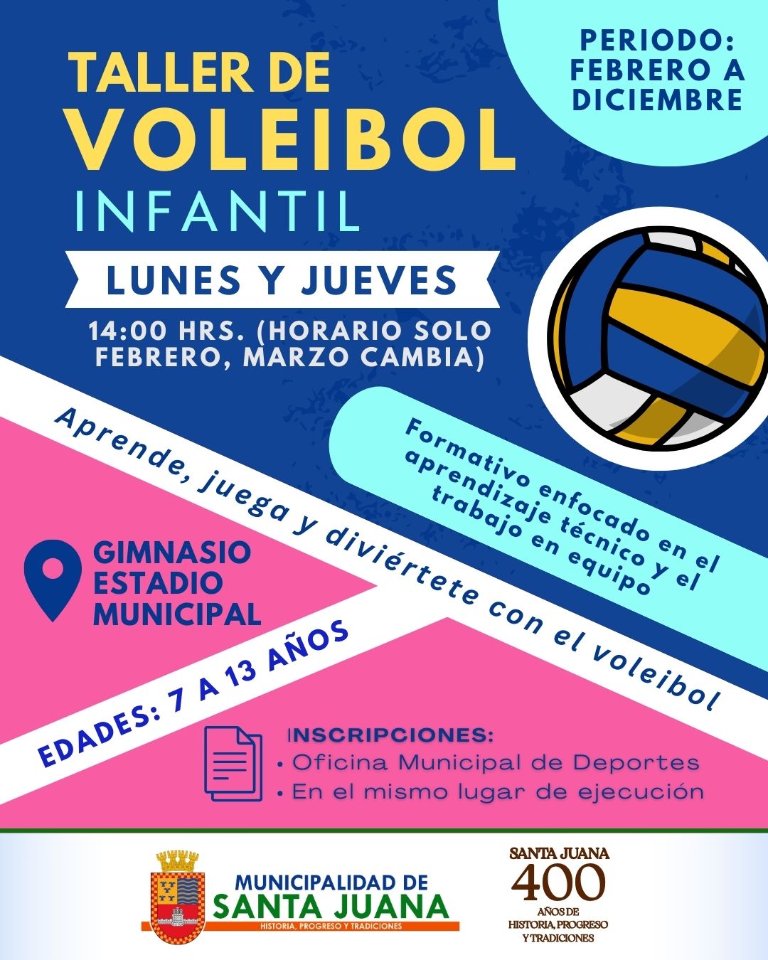 TALLER DE VOLEIBOL INFANTIL