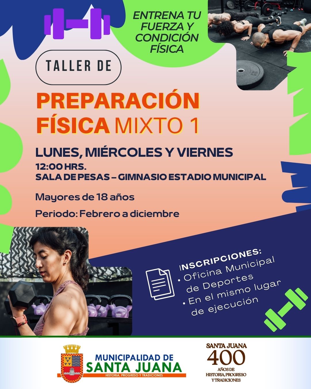 TALLER DE PREPARACIÓN FÍSICA MIXTO 1
