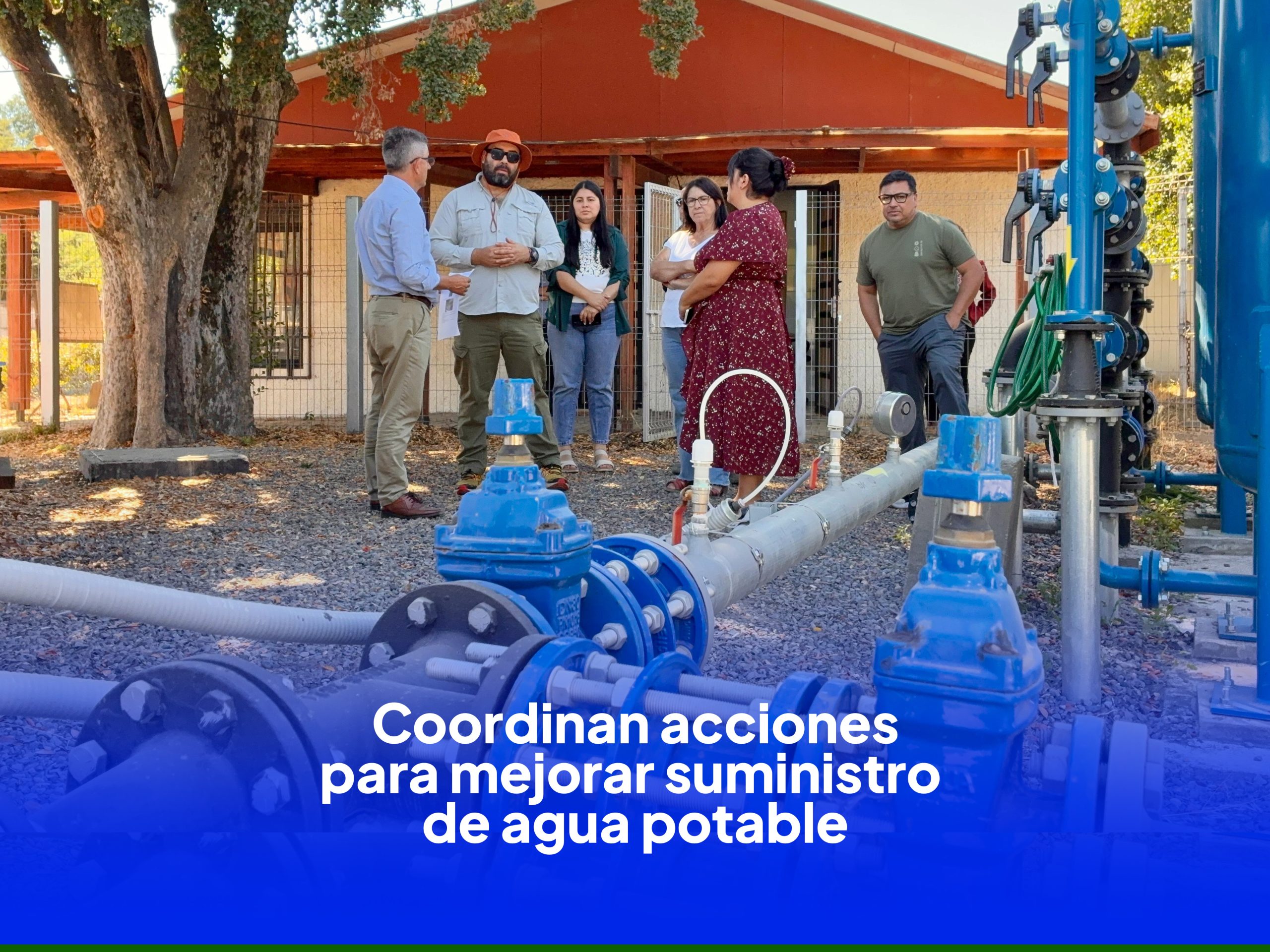 🚰COORDINAN MEJORAS PARA EL SERVICIO SANITARIO DE TRICAUCO