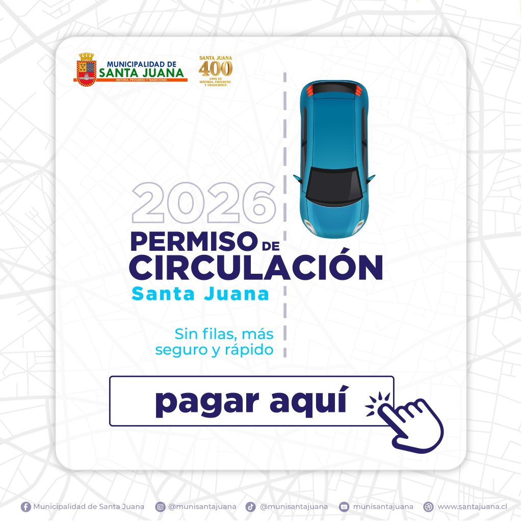 🚗 ¡RENUEVA TU PERMISO DE CIRCULACIÓN 2026 EN SANTA JUANA! 💨