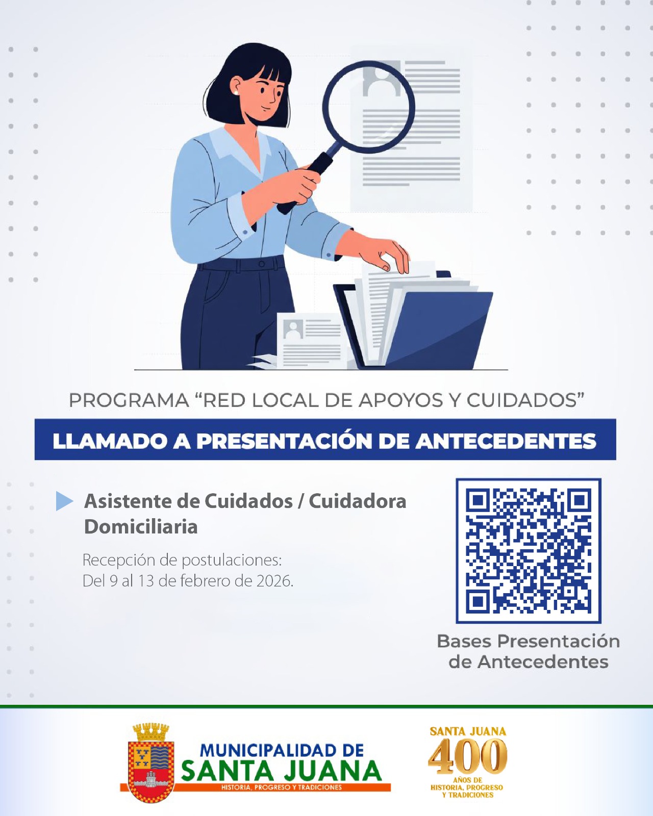 ¡BUSCAMOS ASISTENTES DE CUIDADO EN SANTA JUANA!