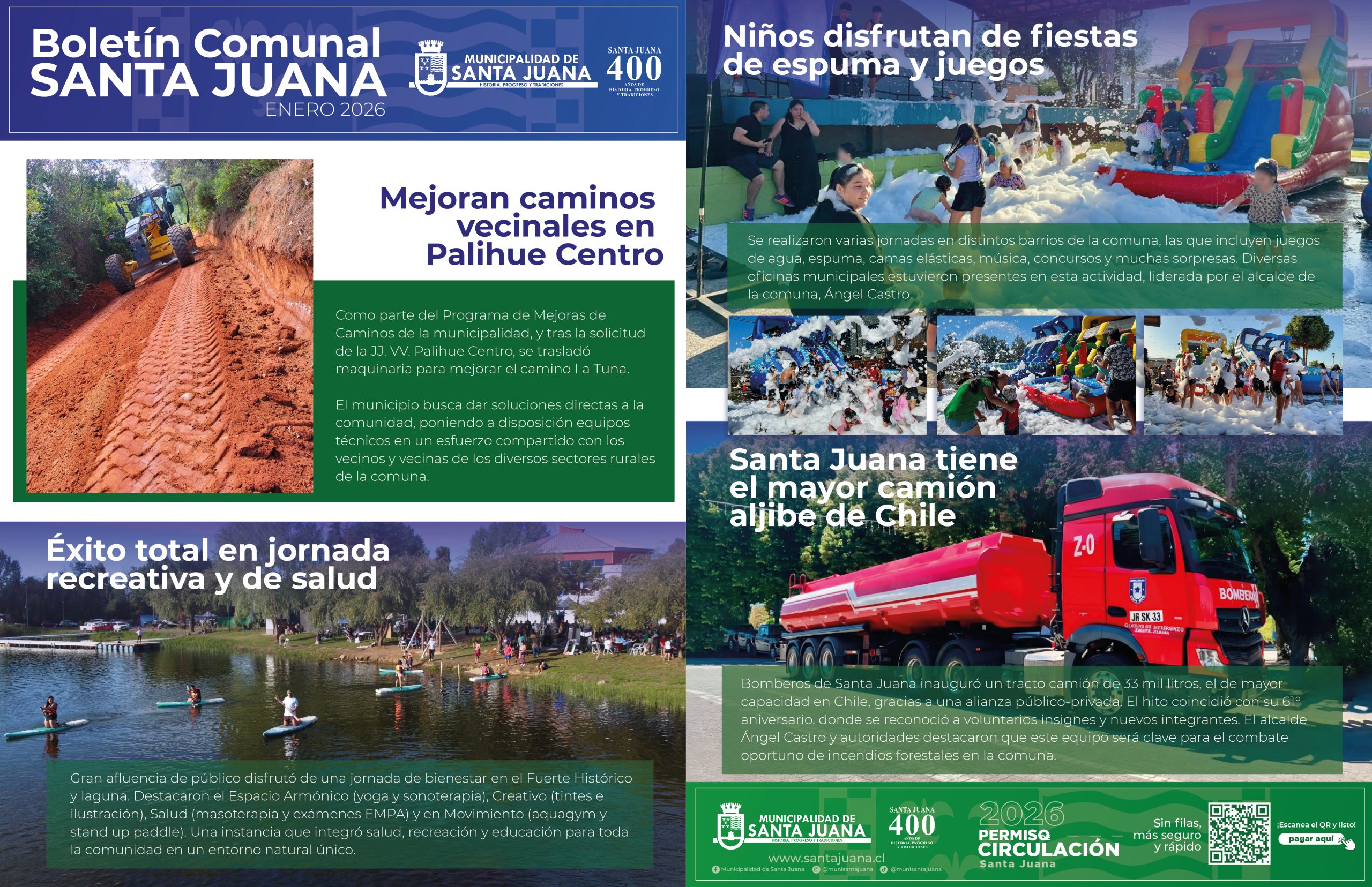 Boletín Comunal SANTA JUANA Enero 2026