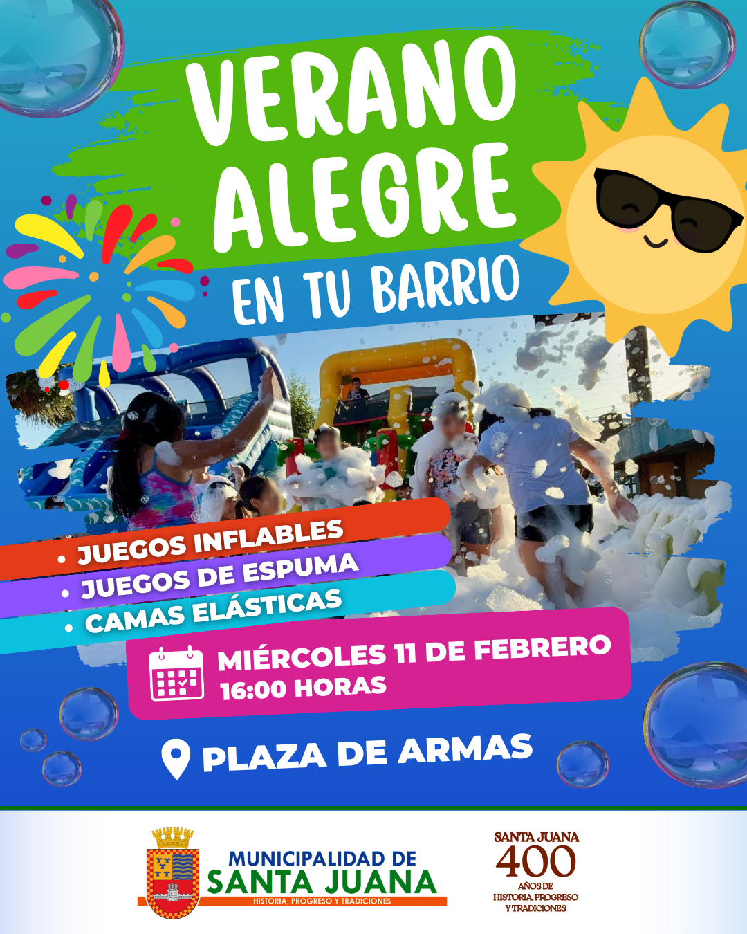 ¡EL VERANO SE VIVE EN LA PLAZA DE ARMAS!